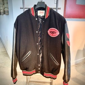 Men’s Schott Wool Varsity Jacket